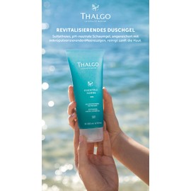 THALGO Marine Essentials Revitalising Shower Gel, 200 ml, Sulphate-Free and pH Neutral