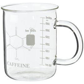 Scientific Glass Caffeine Beaker Mug (450mL)