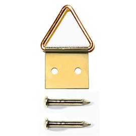 Pack of 100 Picture Eyelets - Size: 2 (12 x 12mm) - Includes Nails | Picture Hooks | Picture Hangers | Picture Hooks | Picture Frame | Picture Mounting | Framing Accessories | Wall Mount | Hanging