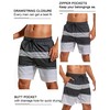 SILKWORLD Mens Swimsuit Trunks 4 Way Stretch Mens Swim Trunks