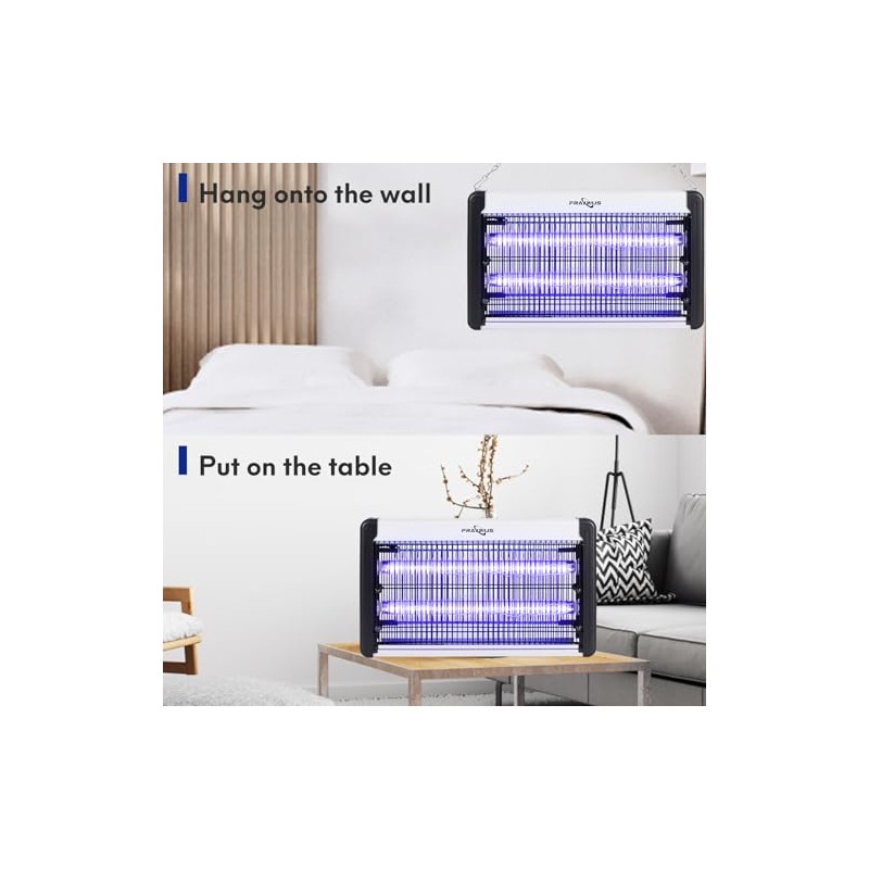 FRAXINUS Electric Bug Zapper, UV Insect Killer, Indoor Fly Catcher,