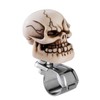 Arenbel Car Turning Assist Grip Handle Skull Steering Wheel Spinner