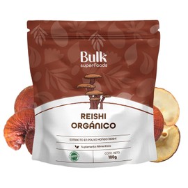 BULK SUPERFOODS Extracto de Reishi Orgánico en Polvo Adaptógeno