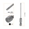 Sourcing Map SL2 2mm S2 Steel Flat Head Magnetic Slotted