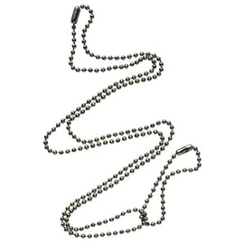 Graphotype US Military Stainless Steel Dog TAG Chain Set - 69cm & 11.5cm Chains with connectors