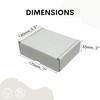 W.E. Roberts Postal Boxes White Cardboard boxes for posting 17x14x5.5cm
