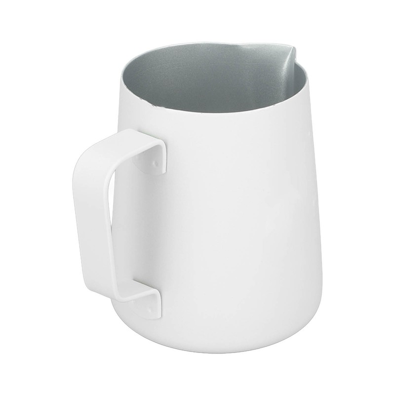 Milk Frothing Pitcher Stainless Steel 380ml Pointed Spout Milk Froth