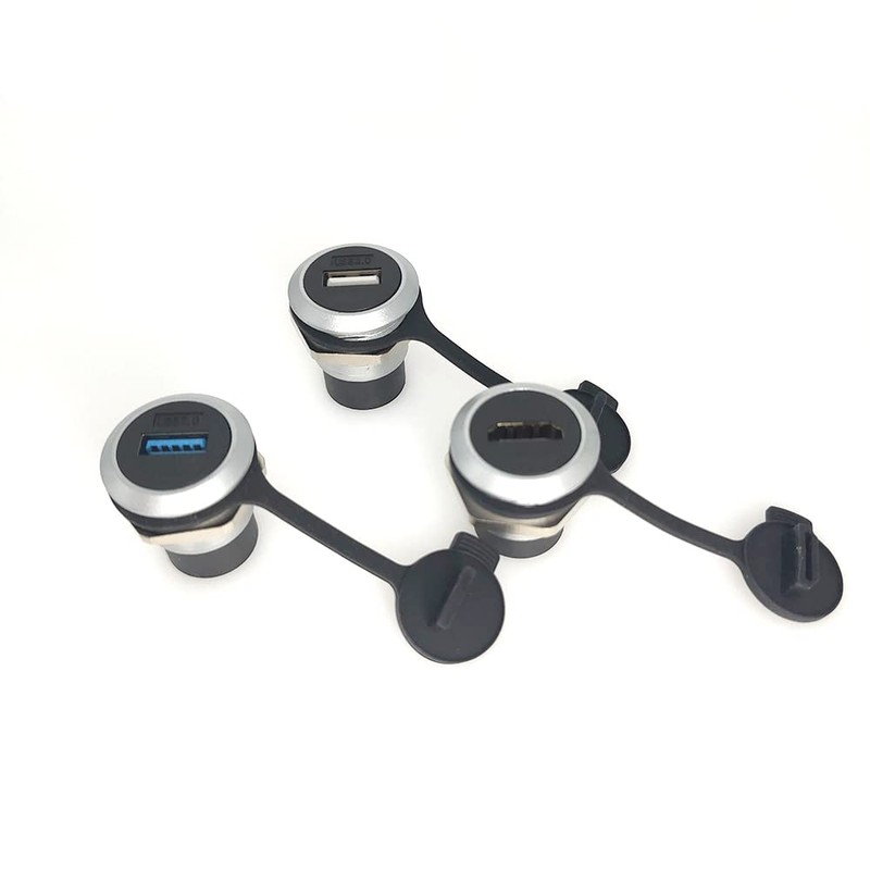 PENGLIN USB 2.0 Panel Mount Coupler Pack of 2, USB