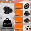 CANAANIN Magnetic Cable Zip Tie Mounts Clips Multipurpose Zip Ties