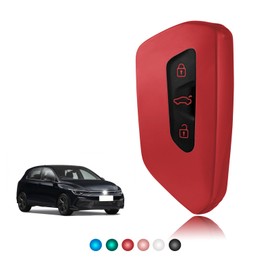 TOOMUME Key Case TPU Glossy Car Key Cover Fits VW Volkswagen Cupra Formentor Born Golf 8 Seat Leon MK4 Ibiza Ateca Skoda Kodiaq Fabia Enyaq Octavia