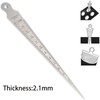 Taper Gage 1-15mm 1/32-5/8 Inch Stainless Steel Taper Welding Gauge