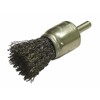 Faithfull WBS25E 25 x 6mm Wire End Brush with 0.30mm