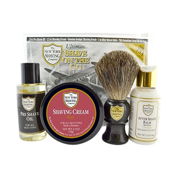 The New York Shaving Company Rose Ultimate Shave On The Go