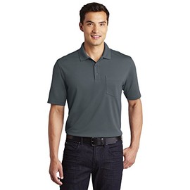 Port Authority Dry Zone UV Micro-Mesh Pocket Polo, Graphite, X-Large