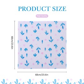 7VSTOHS Non-Slip Shower Mat, 60 x 60 cm, Soft Comfort Bath Mat with Drainage Holes, PVC Loofah Massage Non-Slip Mat Shower for Bathtub, Shower and Wet Areas, Quick Drying