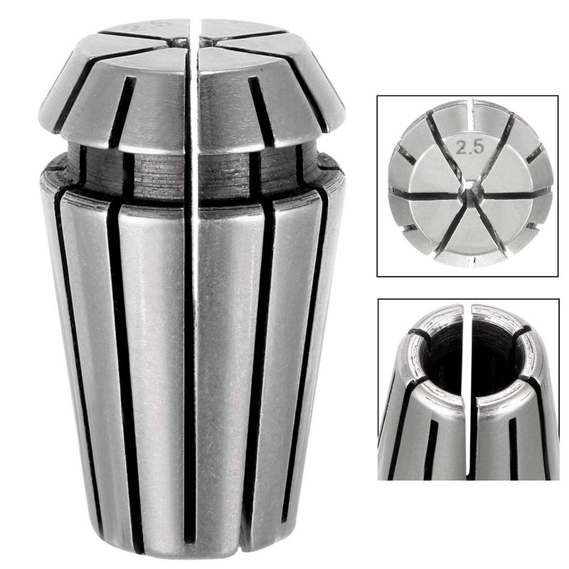 sourcing map ER16 2.5mm Spring Collet Chuck for CNC Engraving