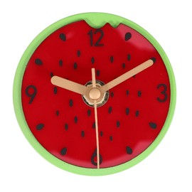 CIYODO Small Magnetic Fruit Clock Watermelon Pattern Design for Fridge Decor Convenient Timekeeping and Stylish Home Accent for Kitchen and Living Spaces