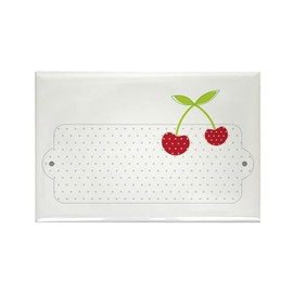 CafePress Blank Cherry Label Magnets Rectangle Magnet (100 pack)
