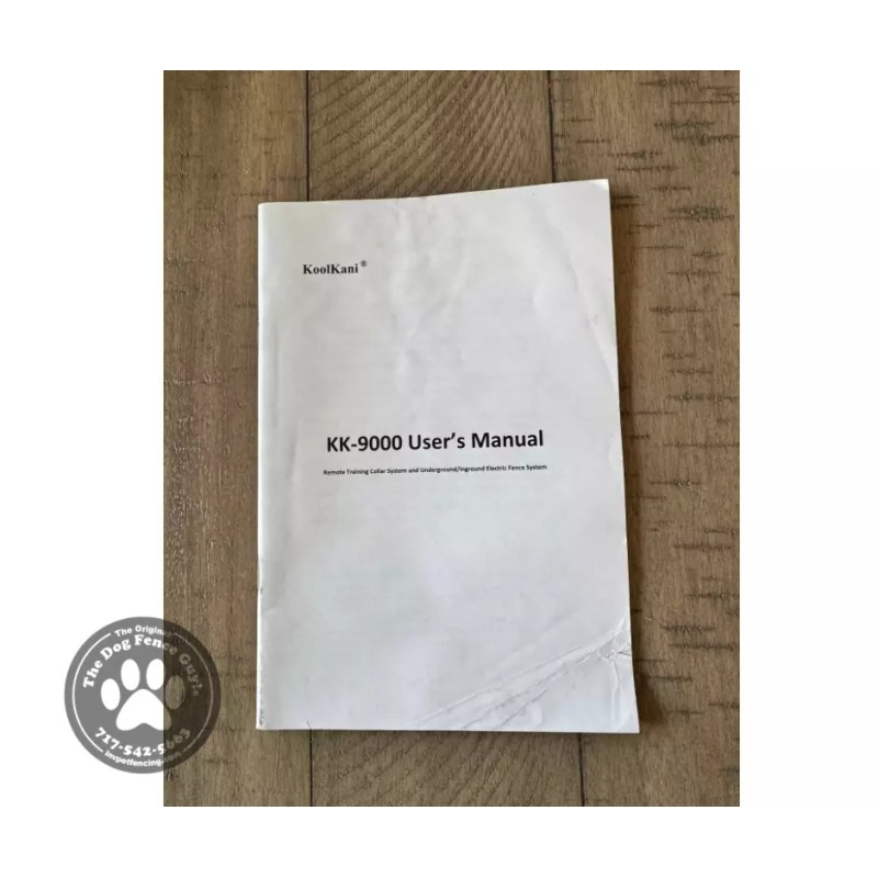 Kool Kani KK-9000 Rechargeable Remote Trainer w/ Receiver Collar