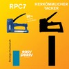 Rapid RPC7 7-in-1 Hand Stapler - for Upholstering, Cable Attaching,
