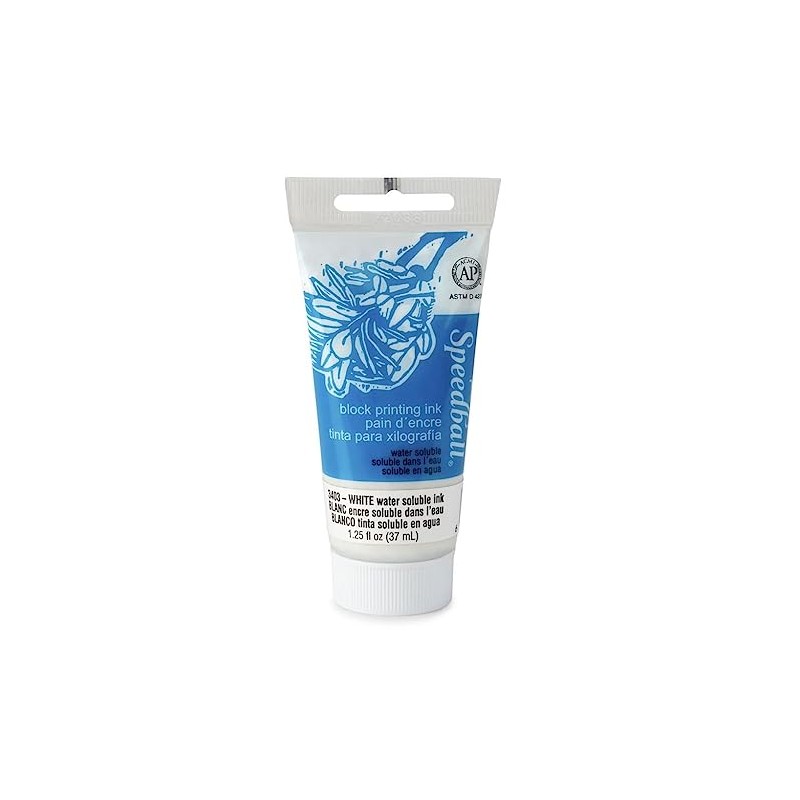 Speedball Art Products, inchiostro solubile in acqua, bianco, 35,4 g