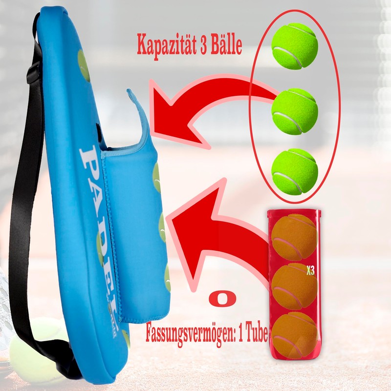 WorLin360 Padel Racket Bag with Ball Bag Padel Racket Bag