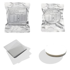Lab Orthodontic Splint Retainer Slice Vacuum Forming Sheet Soft Hard Square Round Shape Thermoforming Material 0.7/0.8/1.0/1.5/2.0/3.0mm (1.0mm Hard Round)