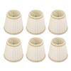 6PCS Set Small Lamp Shade Modern Style Cloth Clip On