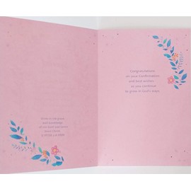 Greeting Card For A Special Young Lady - Congratulations on Your Confirmation for Her - God made you the unique person you are for His purpose and glory