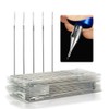 ATOMUS 50pcs Mixed Tattoo Needles 1RL 3RL 5RL 7RL 9RL