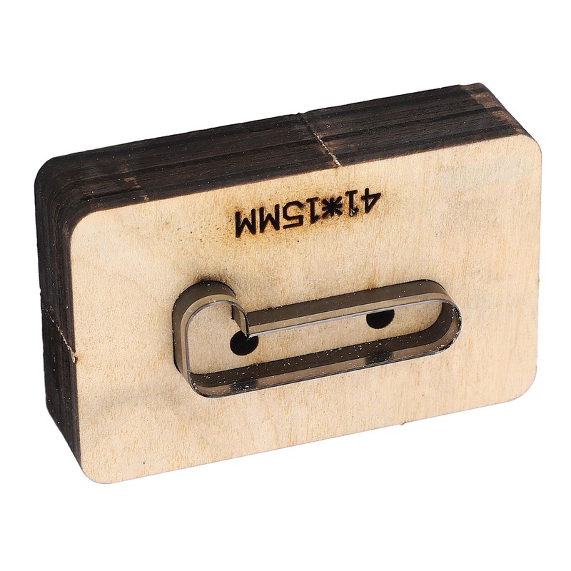Leather Punching Cutting Die Number 1 Shape High Hardness Alloy