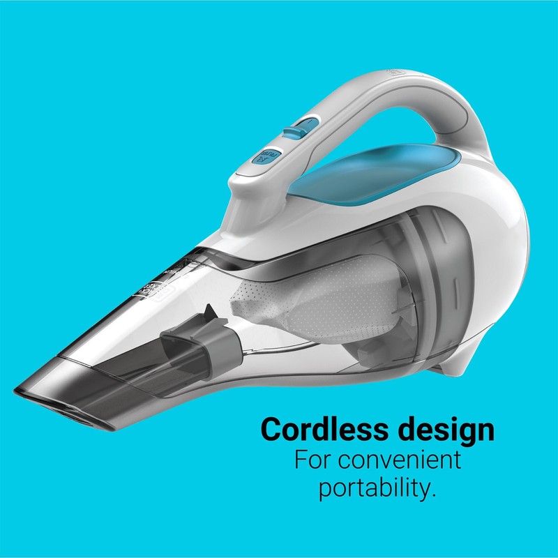BLACK+DECKER dustbuster Cordless Handheld Vacuum, Portable Vacuum for Car and