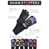 SnowStoppers Kids Ski & Snowboard Gloves (Purple, Large (10-14 Years))