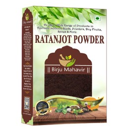 Birju Mahavir Ratanjot Powder- Alkanna Tinctoria -Alkanet Root Powder 200 Gr
