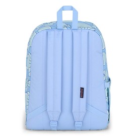 JanSport SuperBreak Plus Backpack with Padded 15-inch Laptop Sleeve and Integrated Bottle Pocket - Spacious and Durable Daypack for Work and Travel - Mushroom Melancholy Blue