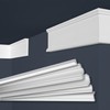 MARBET DESIGN Stucco Moulding Moulding XPS Polystyrene White - Wall