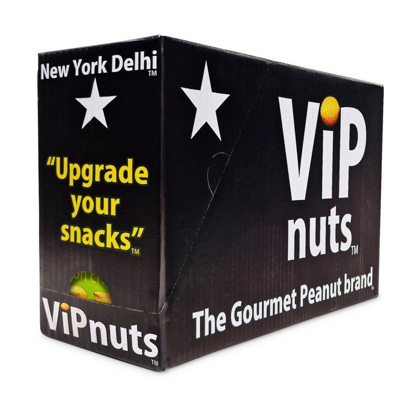 New York Delhi ViPnuts, Lemon Chilli Flavoured Peanuts, Vegan, High