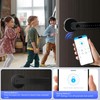 UCMDA Smart Lock - Fingerprint Door Lock with Handle, Keyless