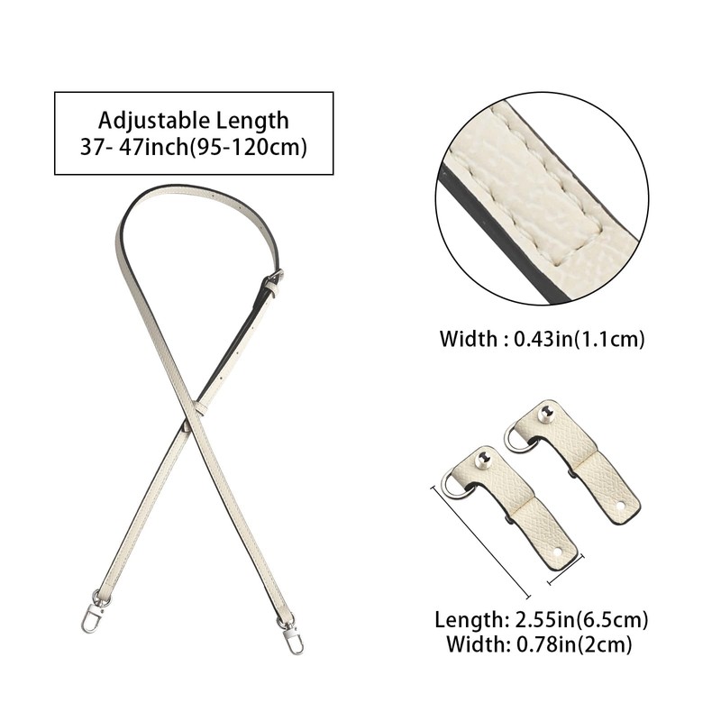 Gastinsave Handbag Straps Replacement Leather Handbag Crossbody Shoulder Strap Adjustable