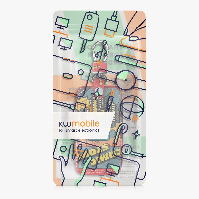 kwmobile Car Key Case Compatible with Renault 4-Button Smartkey Car