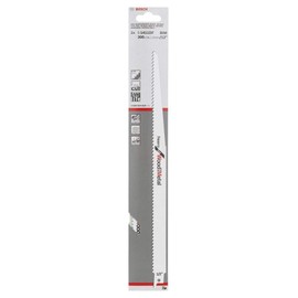Bosch Professional 2 pieces S 1411 DF Heavy for Wood and Metal (Length 300 mm, sabre saw accessories)