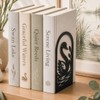 CKB LTD Set of 2 Swan Bookends, Decorative Flat Book