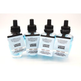 Generic Lakeside Morning, Bath and Body, Wallflowers Home Fragrance Refills, 0.8 fl oz each, 4 pack, Blue