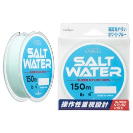 YAMATOYO Nylon Line Femel Saltwater 150m No. 2.5 10lb White Blue