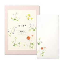 G.C.PRESS KAMIJISEN Wildflower Various Stationery / Envelope Set