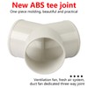 CABAX 3-Way Y Shape Plastic Duct Connector Splitter for Exhaust