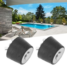 Expansion Plugs, 2PCS 1.5in Rubber Expansion Winterizing Plug for Swimming Pool Spa Pipework Winter Fittings Used as Pipe Plugs to Plug Skimmers