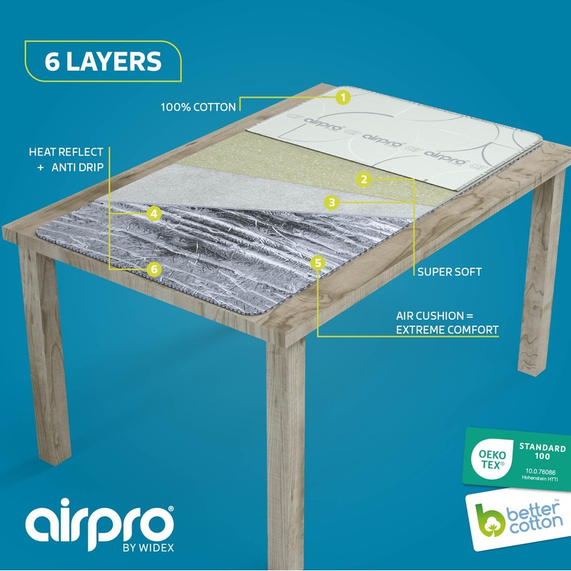 AirPro By Widex XL Ironing Mat - 135x65 cm -