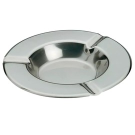 Citystores® 5" Stainless Steel Ash Tray – 12cm Round Ashtray, Portable, Ideal for Bars, Restaurants, Home, Office & Outdoor Use