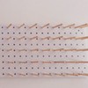 Self Adhesive Sewing Pegboard with 25 Wood Hook 11.8x11.8in Multifunctional